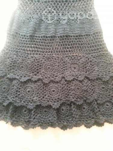 Vestido tejido a crochet