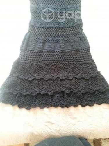 Vestido tejido a crochet