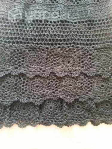 Vestido tejido a crochet