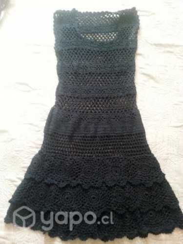 Vestido tejido a crochet