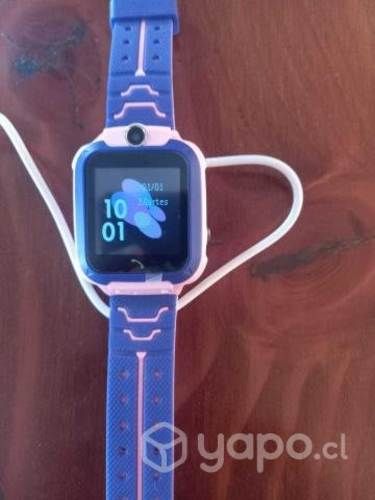 Reloj inteligente para niños Q12 Azul - Rosado