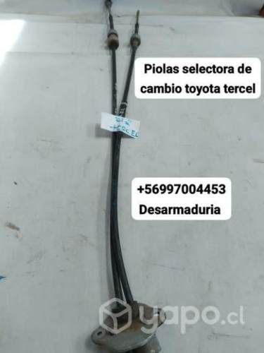 Piola selectora de cambio Toyota Tercel
