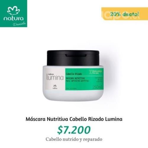 Máscara Nutritiva Cabello Rizado Lumina