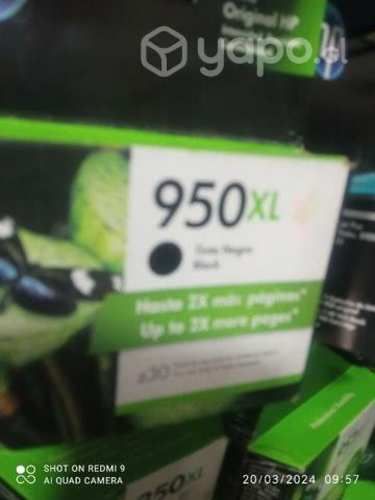 Tinta HP 950xl black original de alta