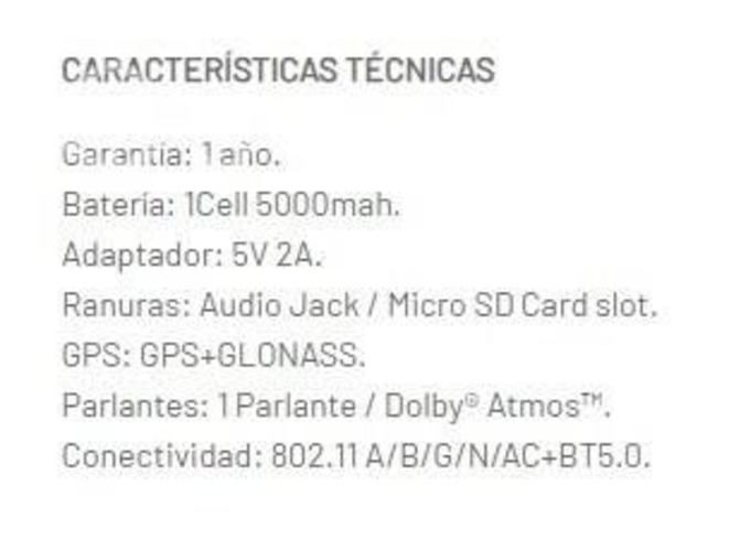 Tablet lenovo tab m10 hd / 10.1" / 2gb ram / 32gb