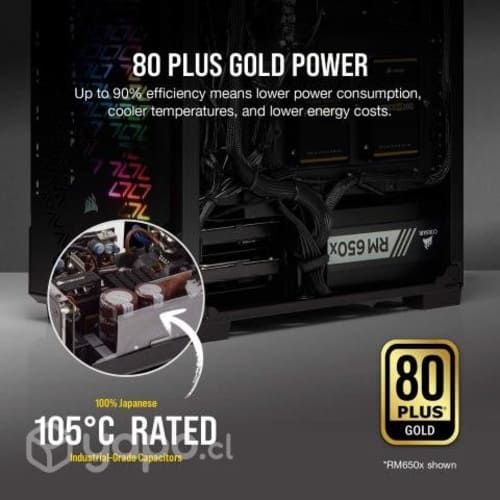 Gabinete Gamemax + fuente Corsair 1000W