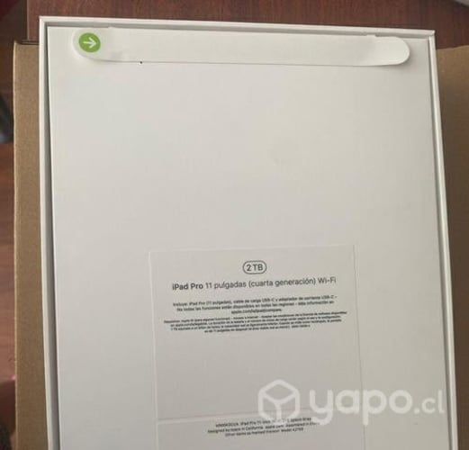 IPad Pro 11.0 (4a, wifi, 2tb, M2) con lápiz Pencil