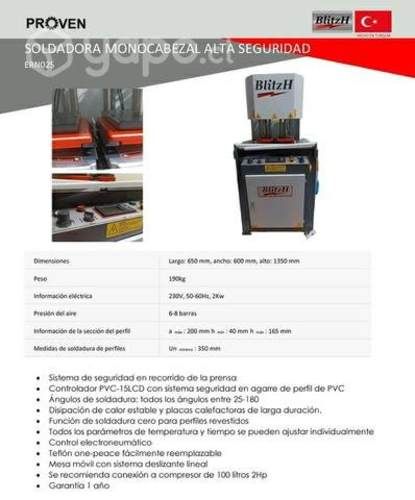 Soldadora para ventanas de PVC