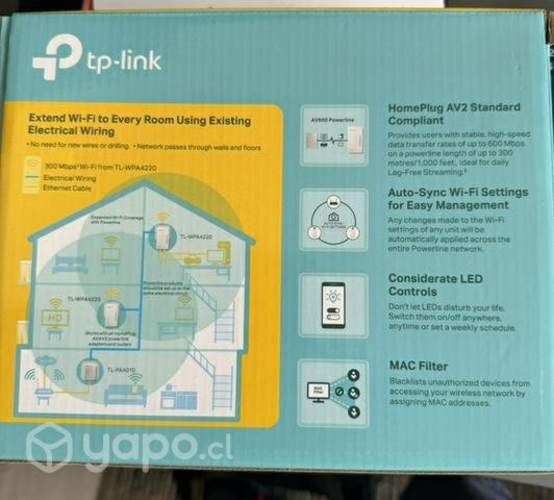 Powerline Wi-Fi AV600 Tp-Link