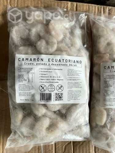 Camarón %100 ecuatoriano 36/40p/D