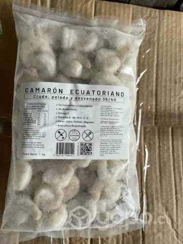 Camarón %100 ecuatoriano 36/40p/D