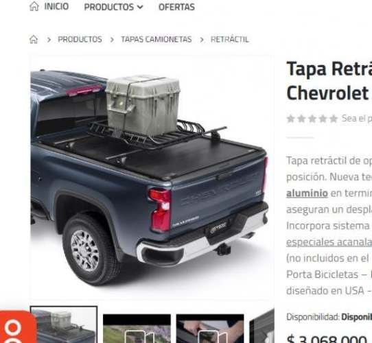 Tapa retractitil cubre pick up Retrax rigida