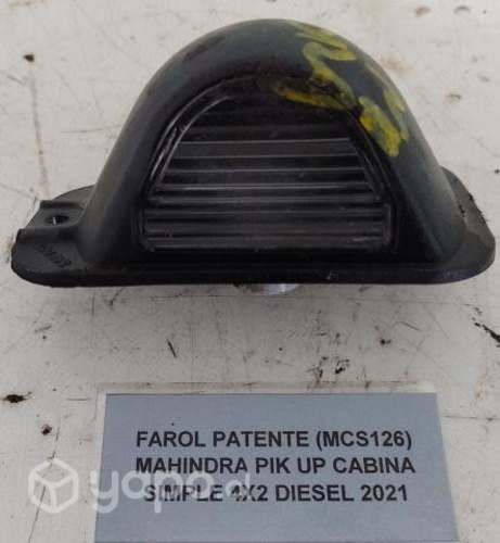 Farol Patente (MCS126) Mahindra Pik Up Cabina Simp