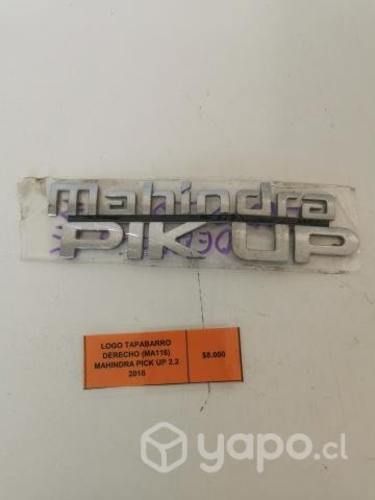 Logo Tapabarro Der (MA116) Mahindra Pick Up 2018