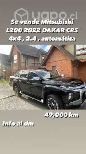 Camioneta Mitsubishi L200 Dakar Crs 2022