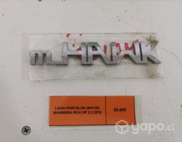 Logo Portalon (MA130) Mahindra Pick Up 2.2 2018
