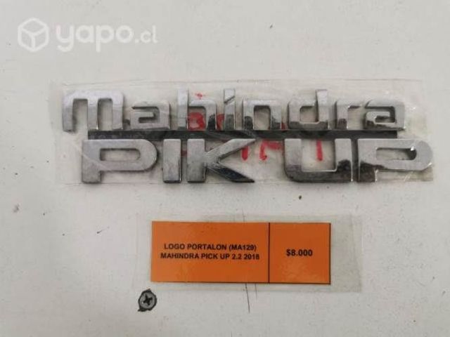 Logo Portalon (MA129) Mahindra Pick Up 2.2 2018