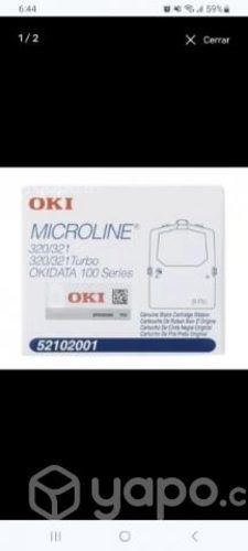 Cinta para impresora Oki
