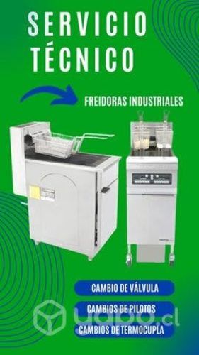 Técnico reparación freidora industrial