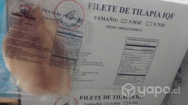 Tilapia congelada 1kg