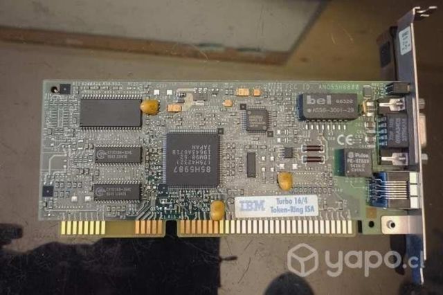 Tarjeta de Red IBM retro 16-bit