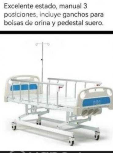 Cama clínica, tres posiciones
