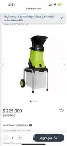 Trituradora/Chepeadora 2500w