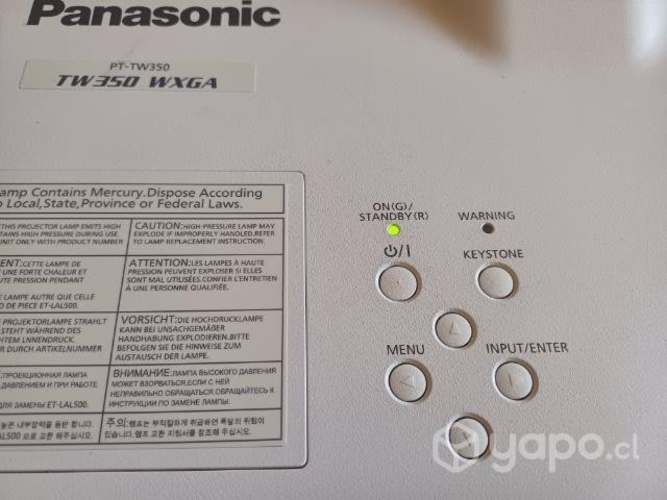 Proyector panasonic
