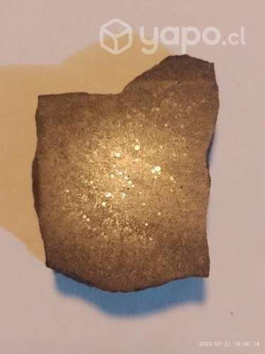 Meteorito Carbonaceos pulido Ventana 80gramos