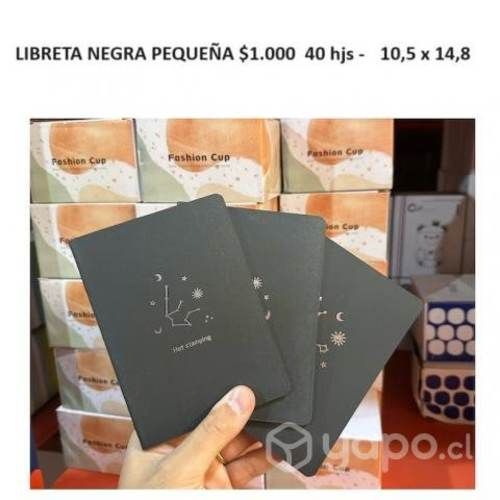 Libreta pequeña negra