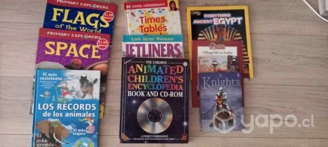 Pack Libros educacionales para niños en inglés