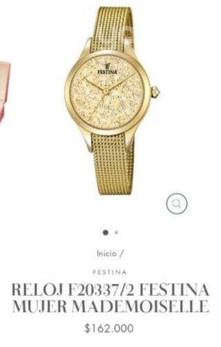 Reloj de mujer Festina Mademoiselle Swarovsky F-20