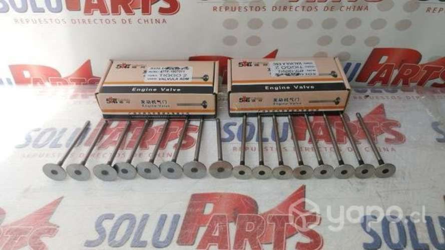 Valvulas de admision y escape para tiggo 2