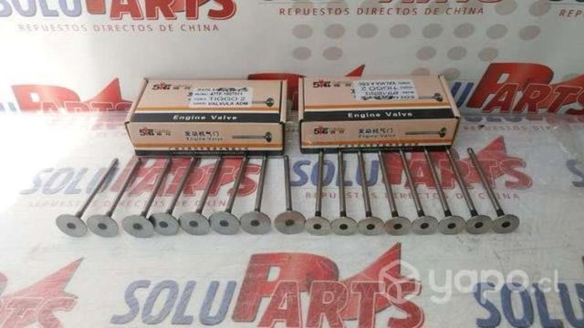 Valvulas de admision y escape para tiggo 2