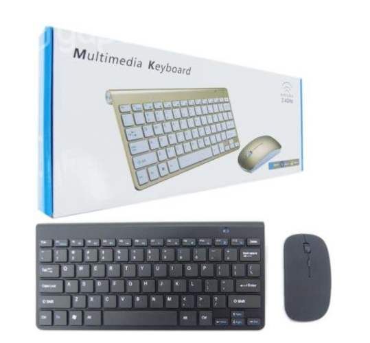 Teclado y Mouse Inalámbrico Ultra Delgado