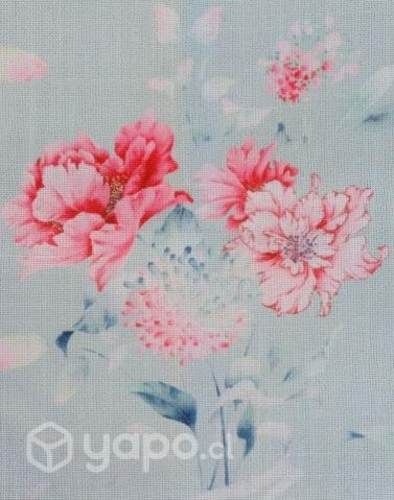 Funda Cojín Estampado Flor