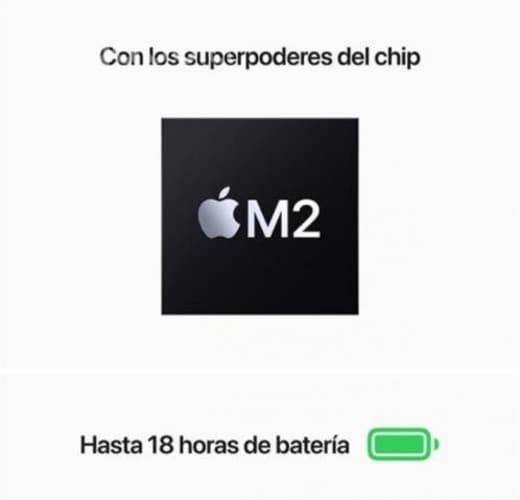 Apple macbook air 13,6" chip m2 256 gb ssd