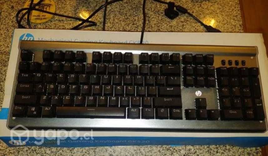Teclado gamer HP