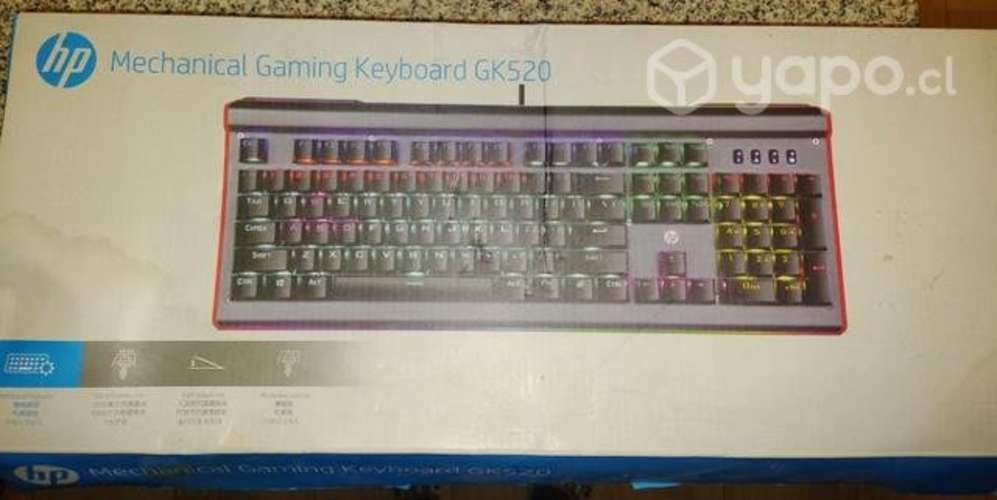 Teclado gamer HP