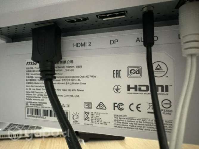 Monitor Gamer MSI 27 165 hz