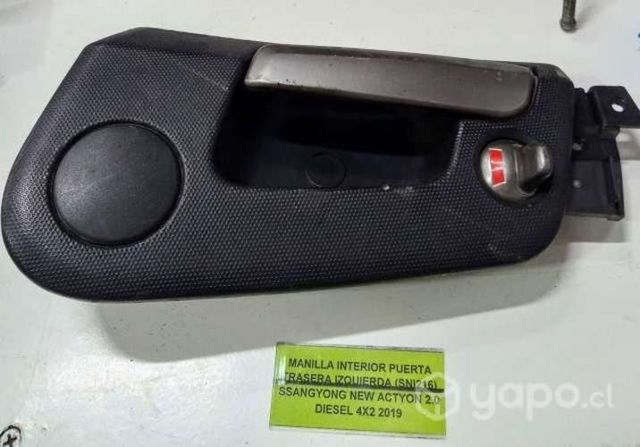 Manilla Interior Puerta Trasera Izq Ssangyong New