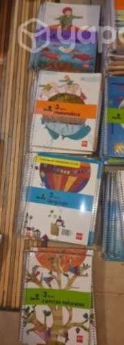 Libros savia de kinder a 4 bacico