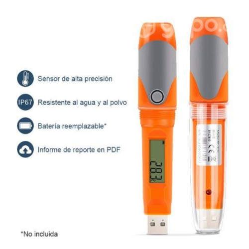 Registrador Temperatura Humedad Data Logger Elitec