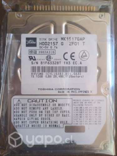 Pack de 6 Discos Duros Sata de 160gb a 15gb