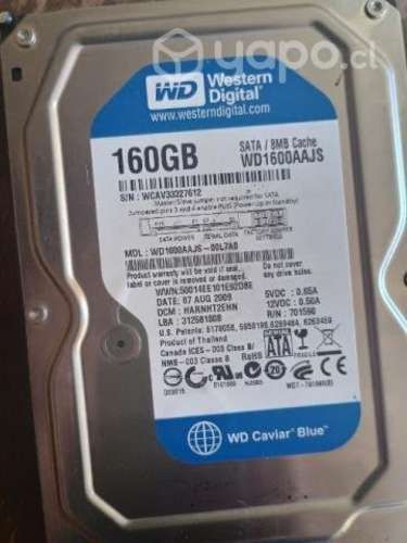 Pack de 6 Discos Duros Sata de 160gb a 15gb