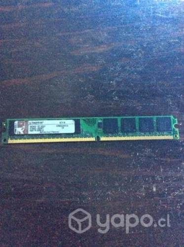 Memoria 2GB DDR2 800MHz Kingston para PC antiguo