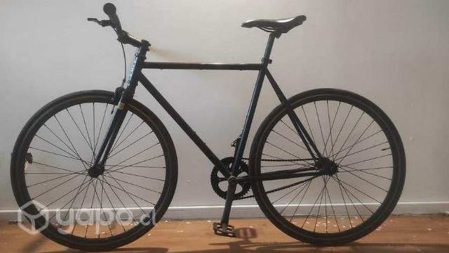 Bicicleta single negra