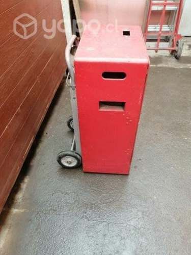 Carro para transportar soldadora y herramientas