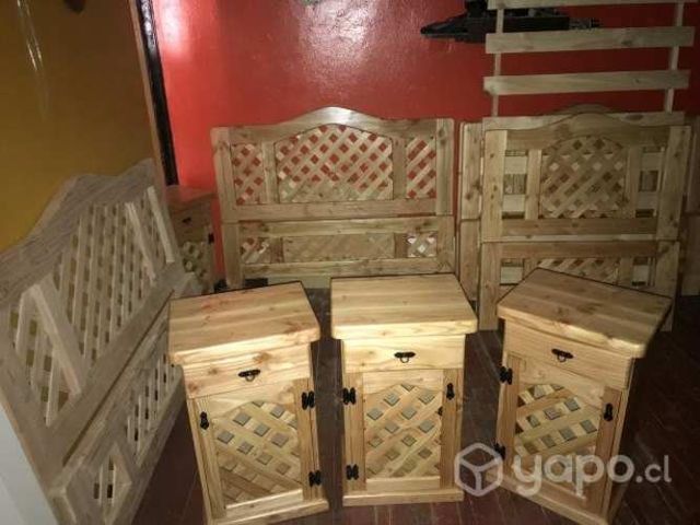 Camas Rústicas de madera