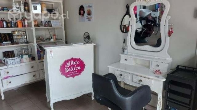 Derechos de llave de peluquería salón de belleza